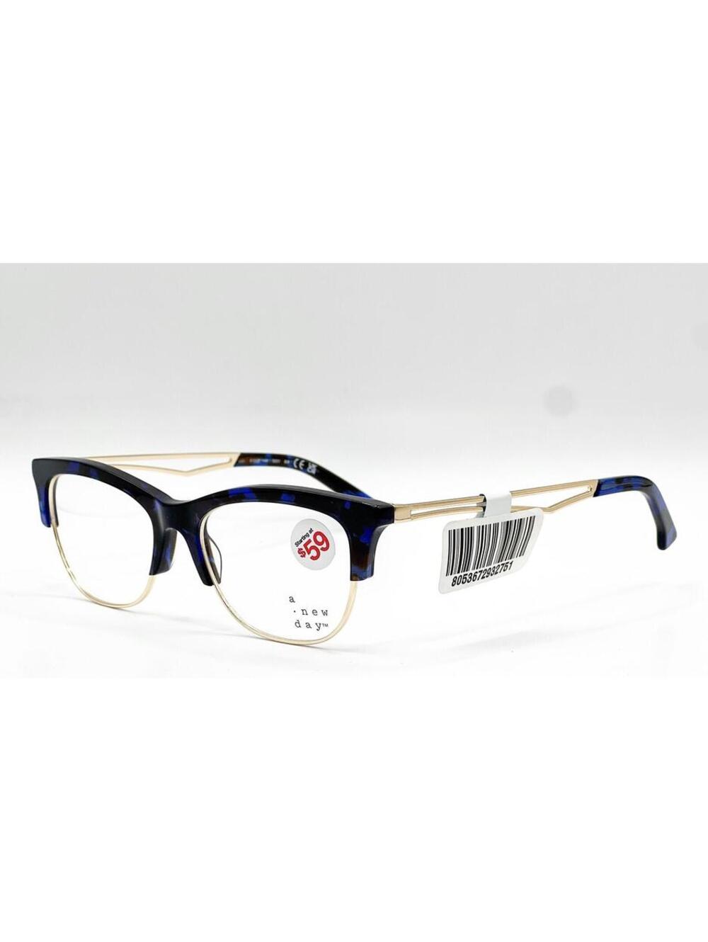 A New Day A3 2045 5931 Tortoise Blue Authentic Eyeglasses 51-17-140